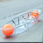 Snel 2 Persoons Oceaankajak, Douaneembleem Gedrukte Kleine Plastic Vissersboot