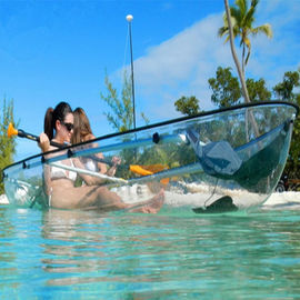 De duurzame Duidelijke Glasvezel Vissersboten, maken Broedsel waterdicht 12 Voet Kano