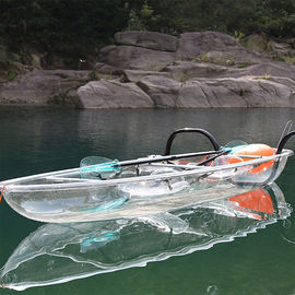 Dubbele Zetels Harde Plastic Kajak, Schokbestendige Visserijkano voor Oceaangebruik
