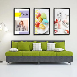 Backlit de Vertoningsvakje van de fotoaffiche, AC100 - 240V-Aluminiumkader Geleid Licht Vakje